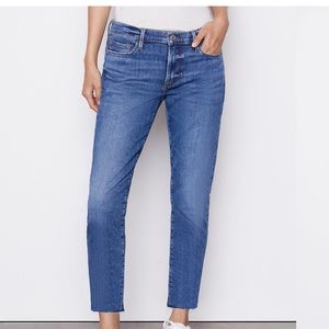 NWT new Frame denim Le garcon in gratitude midrise crop size 31